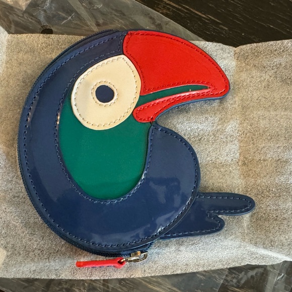 Coach Handbags - NWT VERY RARE COACH TOUCAN COLORFUL PATENT LEATHER COIN PURSE ORG PACKAGING OS
